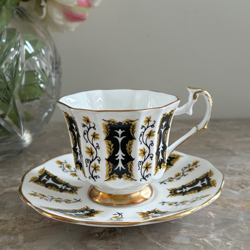 Vintage Sandringham Bone China Cup & Saucer